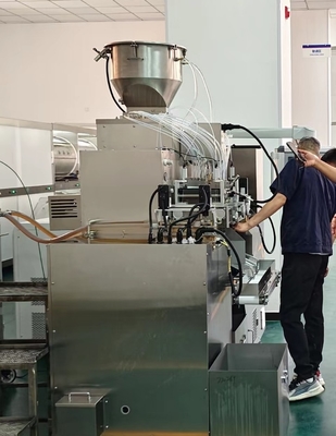Rolling Type Soft Gelatin Machine 1-3.5rpm Rolling Speed Diaphragm Pump External Circulation
