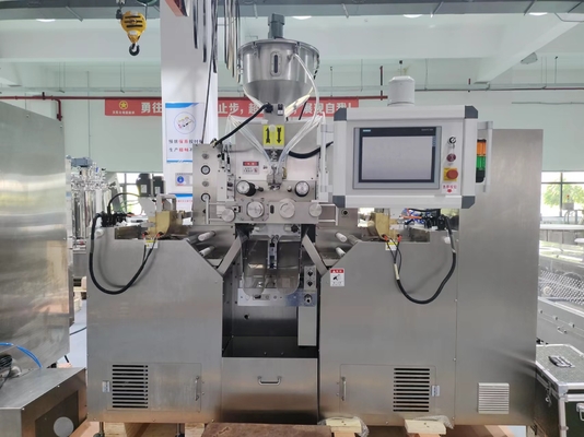 16 Plunges Each Side Soft Capsule Machine with 1-10rpm Die Roll Speed