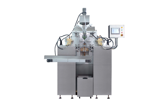 Die Roll Size Ф150x50mm Rolling Type Soft Gelatin Capsule Filling Machine With High Filling Precision