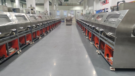 4200x800x1300mm Double Layer Rotary Cage Soft Capsule Dryer With Tumbler Cage Capacity 50kg