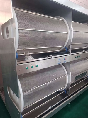 4 Section 290W Soft Capsule Tumbler Dryer with Rotating Cages 18-30rpm