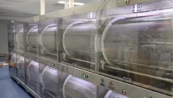 50kg Soft Capsule Tumbler Dryer with PLC Touch Screen and 200W Cages Motors