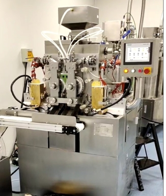 Independent Metering Pump Soft Gel Capsule Manufacturing Equipment 3.5rpm in Stainless Steel
